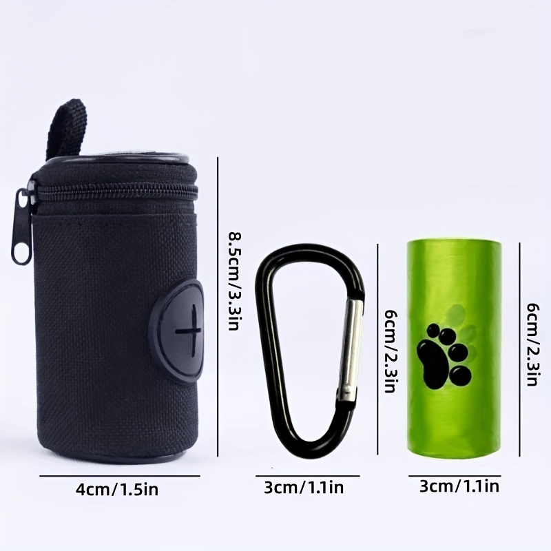 Dispensador de soporte para bolsas de caca de perro Estuche exterior de  tela Gris Yuyangstore Titular de residuos de caca