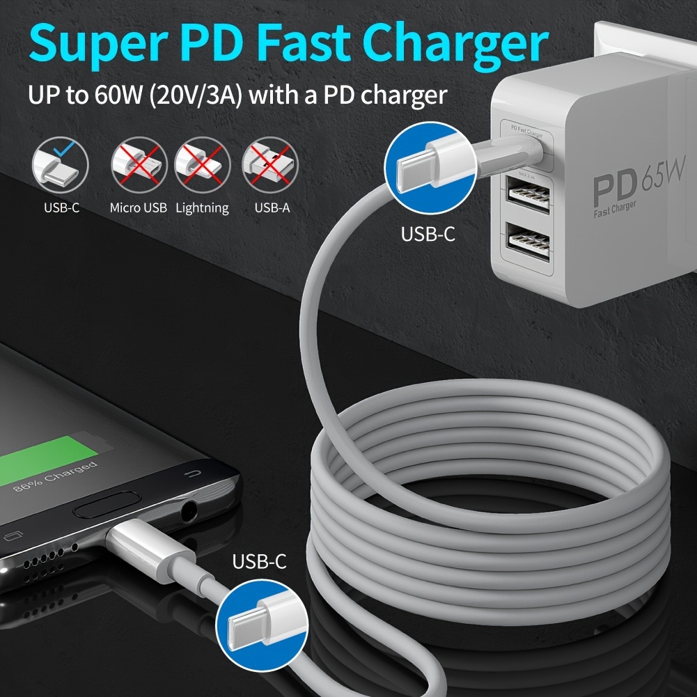 Cable USB C to USB C PD65W
