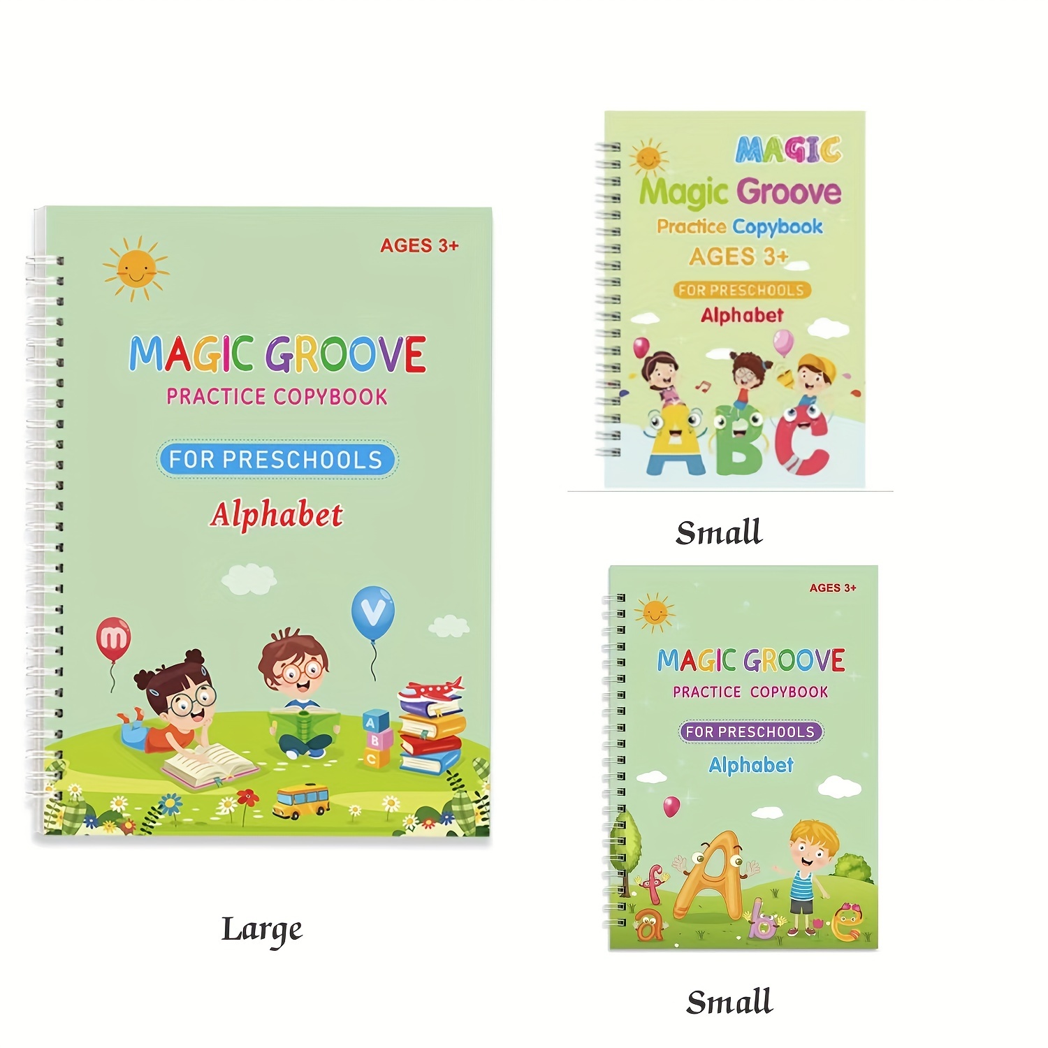 Letter Tracing for Kids Ages 3-5 Groove: The Complete Alphabet (ABC's)  Handwriting Practice Book for Kids: Preschool Writing Workbook for Pre K