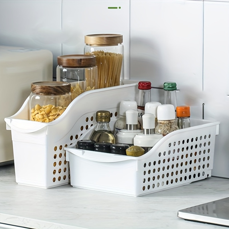 Cabinet Storage Box With Pulley Under Sink Sundries - Temu