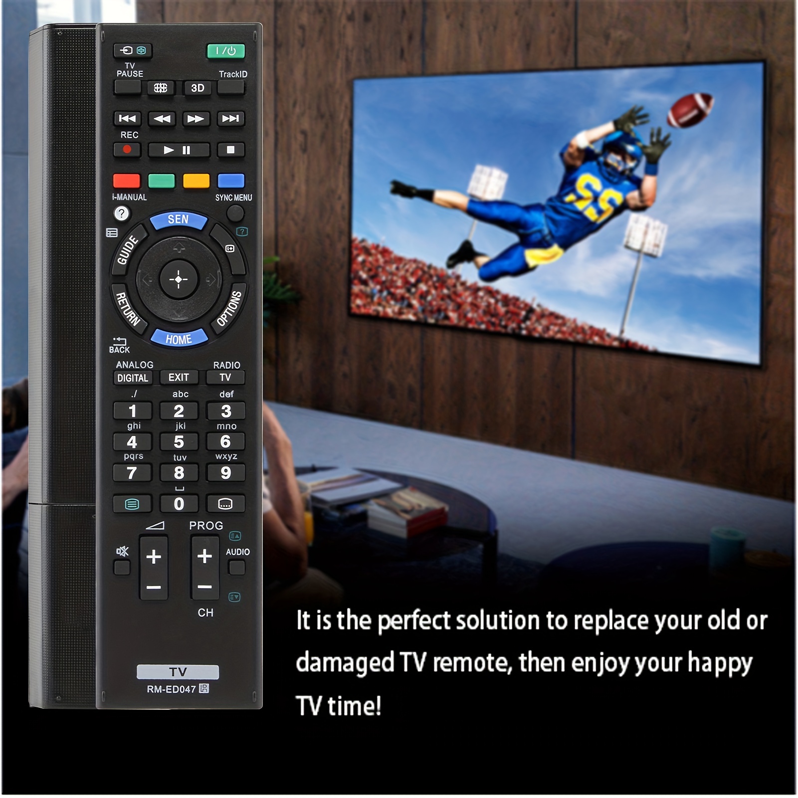 RM-YD093 Reemplazo Remoto Compatible Para Sony Plasma BRAVIA LCD LED HDTV  TV TV
