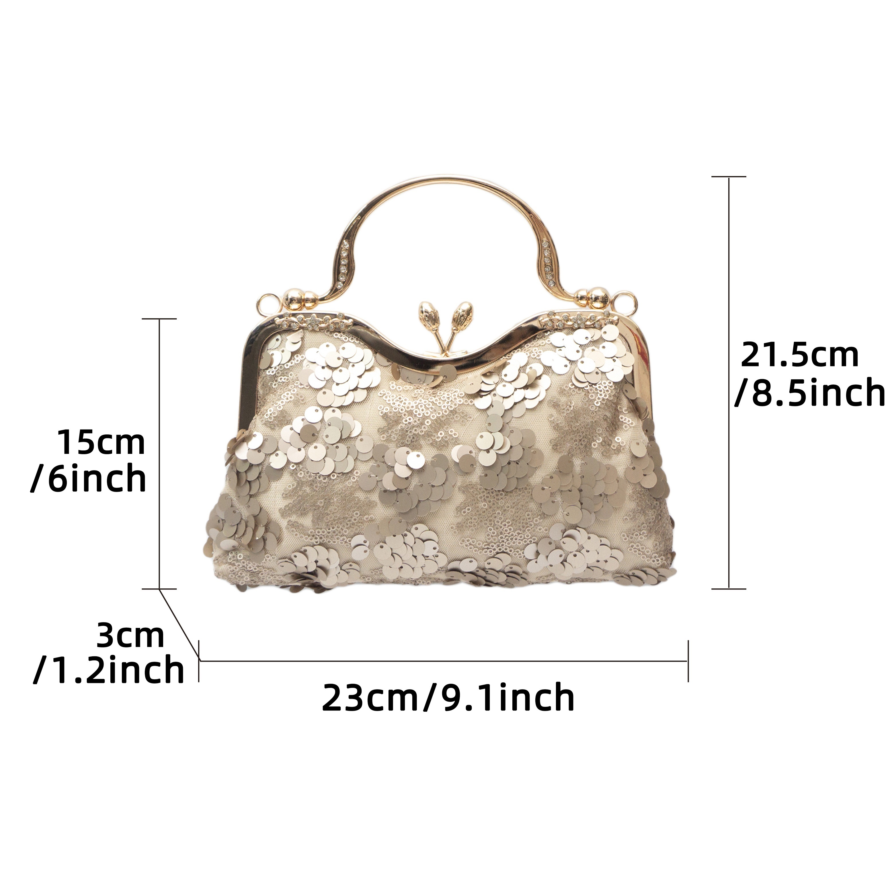 Kiss hotsell gold handbags