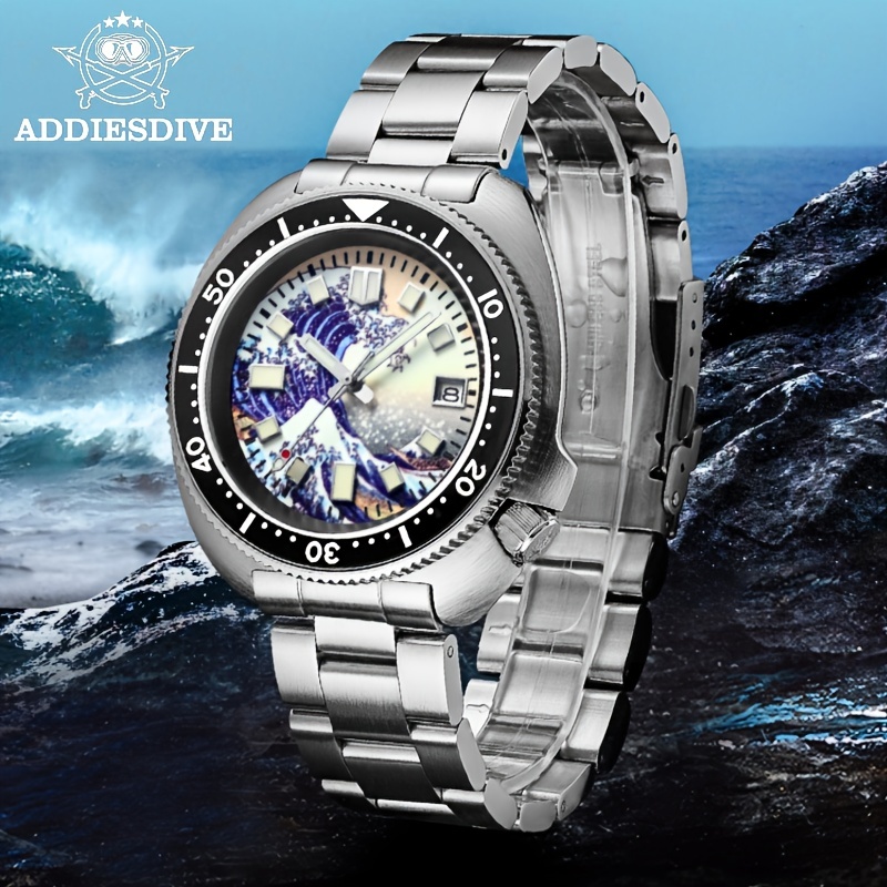 Solid Stainless Steel Watchband For Seiko Abalone Turtle Diving