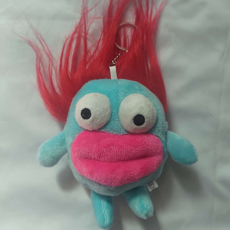 Cute Plush Toy Cartoon Plush Toy Ugly Fish Key Chain Pendant - Temu Canada