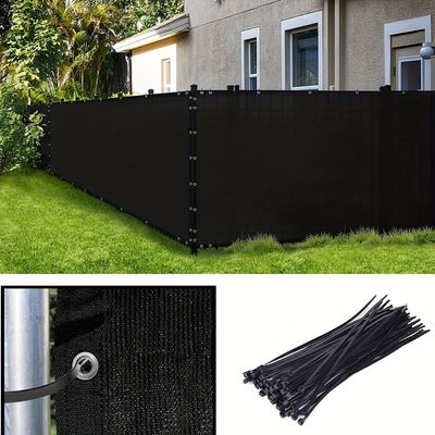 1pc Privacy Fence Netting Screen Net, Outdoor Shade Windscreen Mesh Fabric, Shade Net, 6x15ft