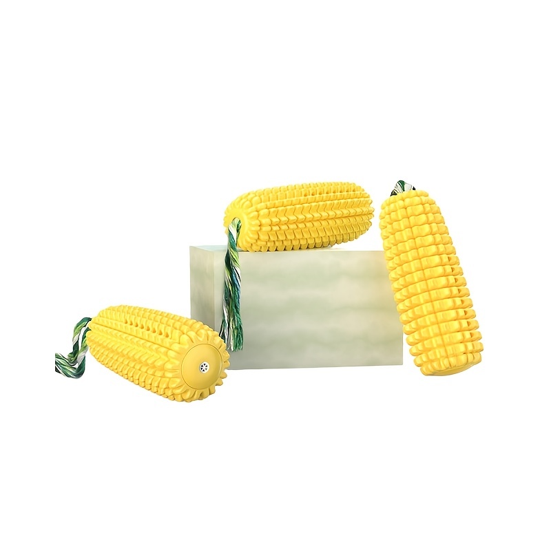 Dog Chew Toys, Puppy Toothbrush Clean Teeth Interactive Corn Toys