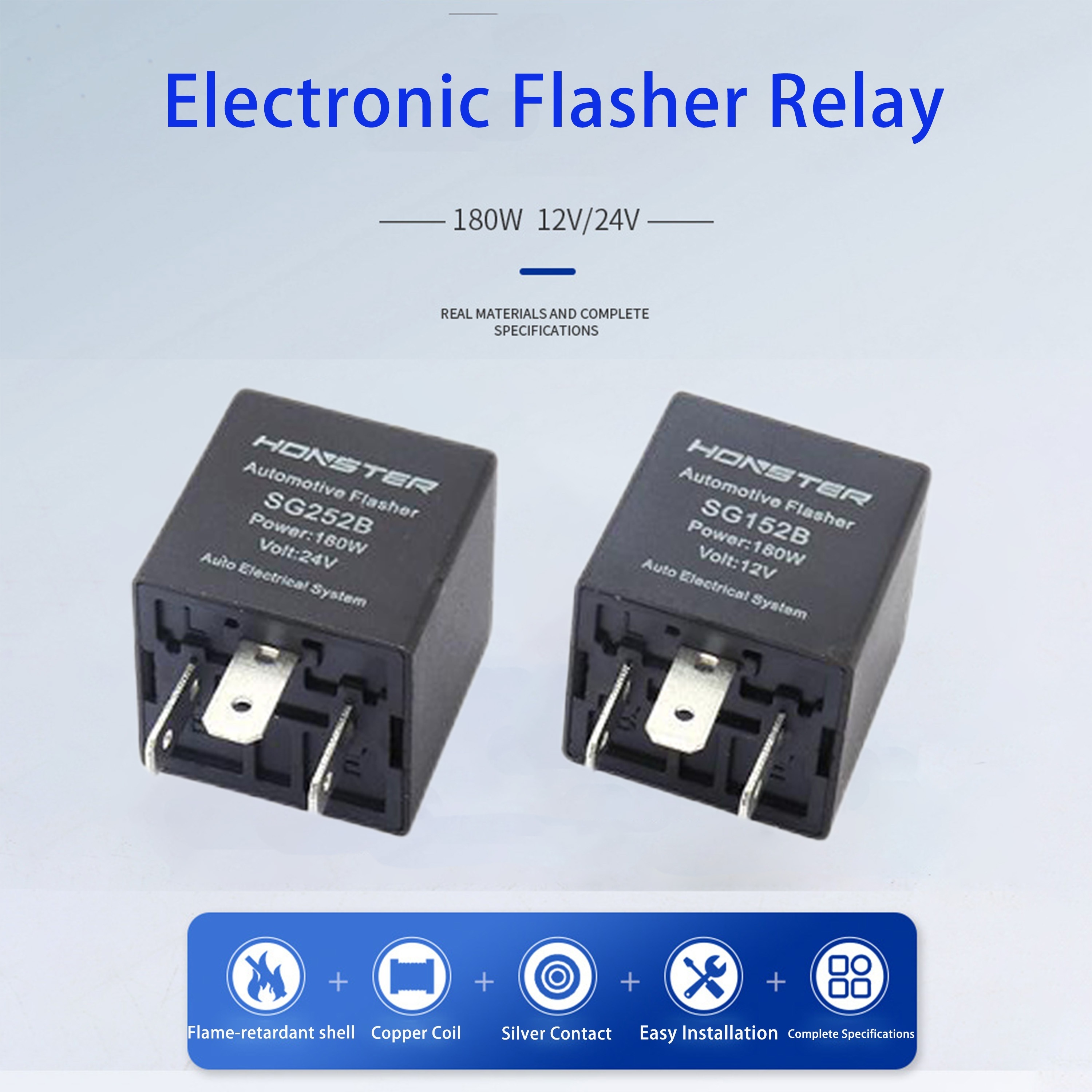 Relais Clignotant LED Clignotant Voiture 3 Broche 1pcs / Set Hyper Flash