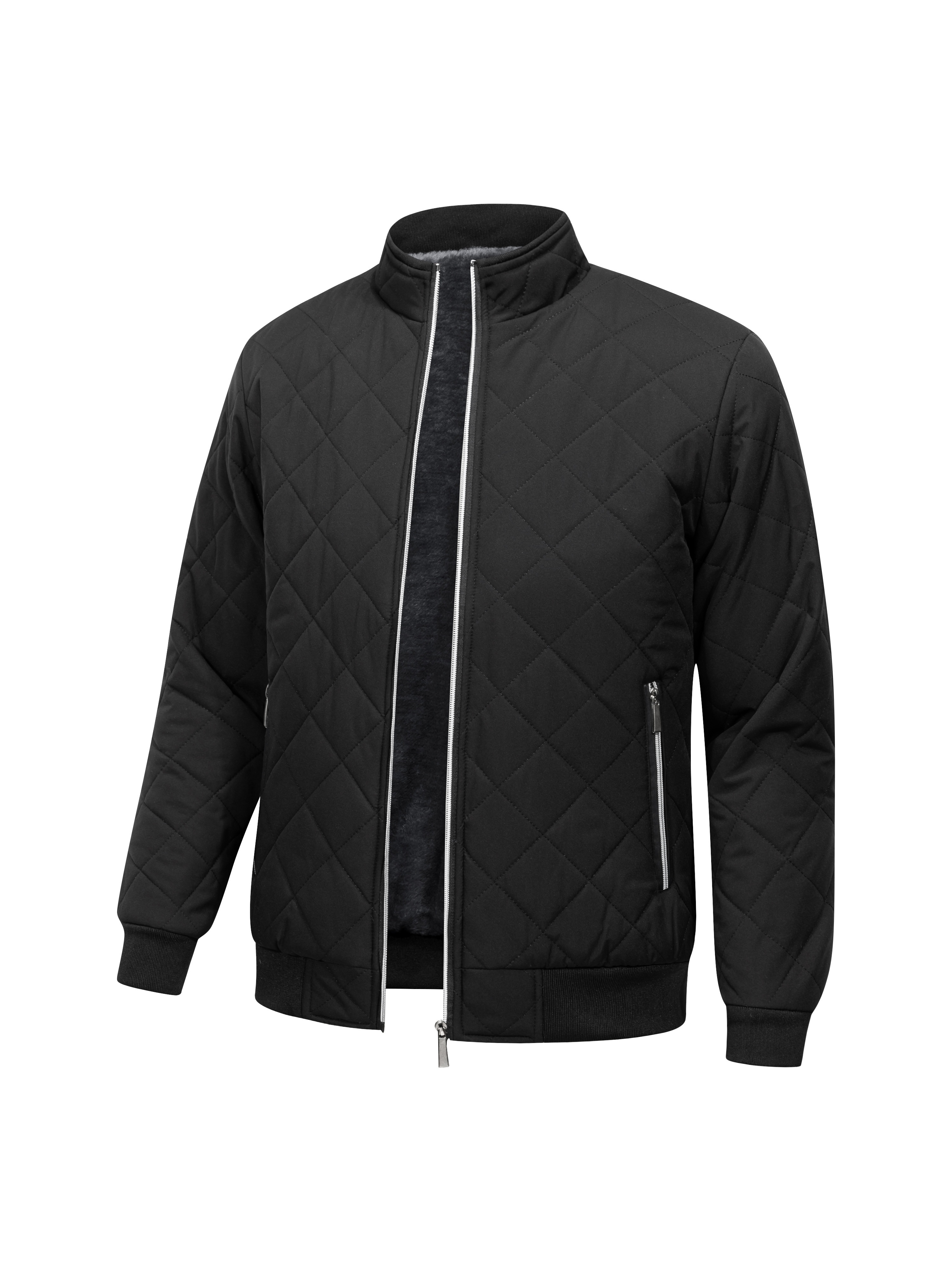 Chaqueta Acolchada Cálida Combinable Hombre Otoño Invierno - Temu Mexico