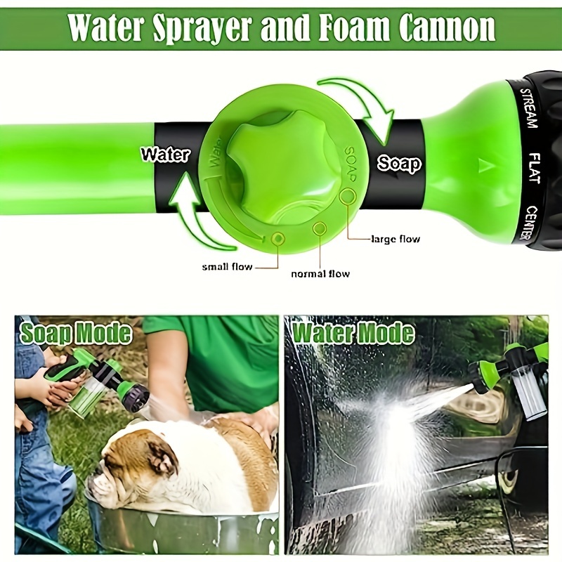 Car Wash Dog Showering Hose Soap Sprayer Attachment, Garden Nozzle High  Pressure