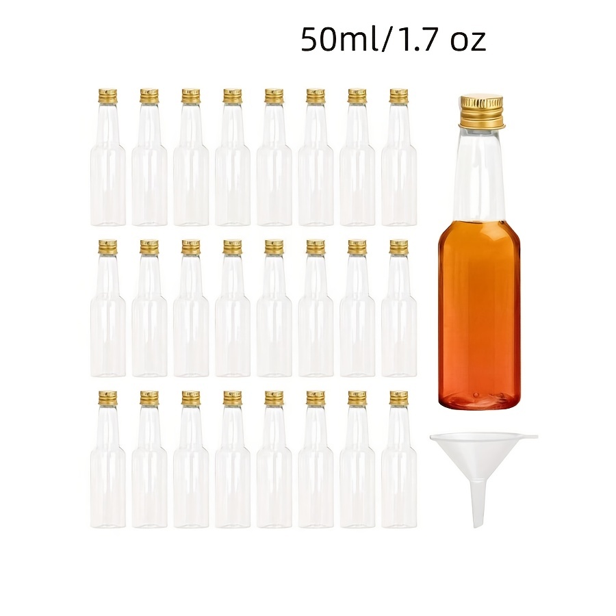 Conjunto 36 Botellas Mini Licor Botellas Plástico Vacías - Temu