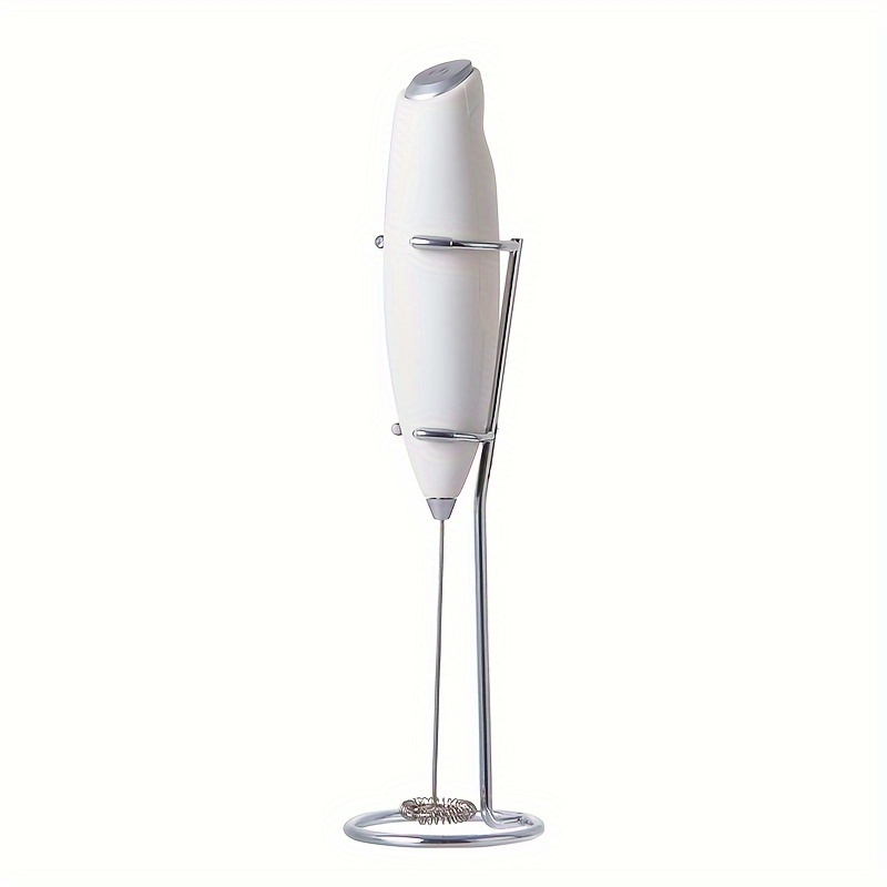 1pc Stainless Steel Wireless Electric Milk Frother & Whisk & Blender For  Coffee, Egg, Cream, Cake, Etc.