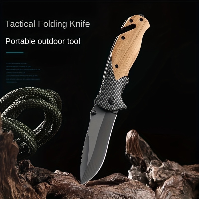 Portable Multifunctional Pocket Knife For Outdoor Camping - Temu