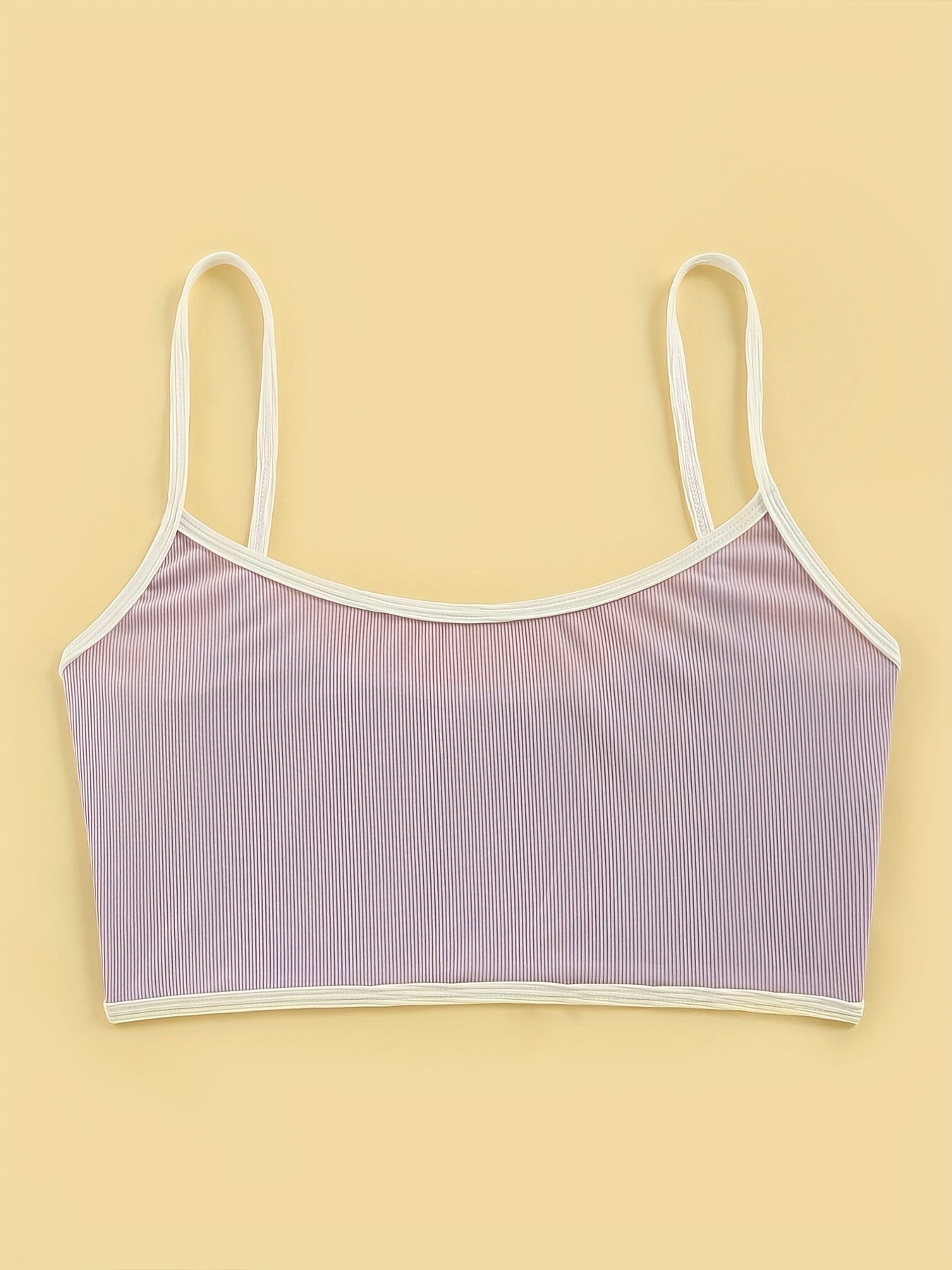 Colorblock Ribbed Camisole Top With Built In Bra And Sleeveless Design Sexy  Omighty Crop Top For Women L230619 From Liancheng01, $12.34