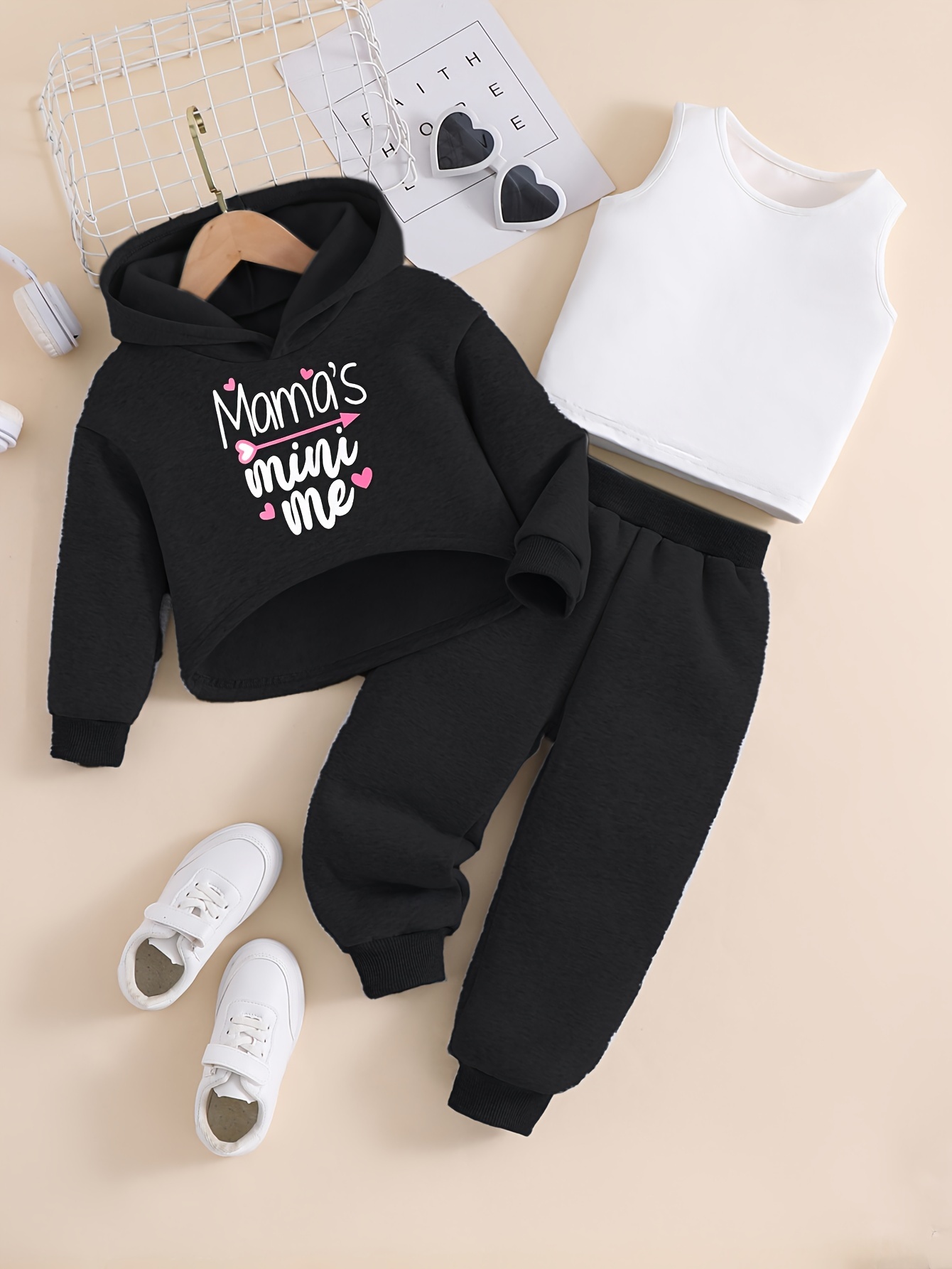 Sports Outfits Girls Mama's Mini Print Long Sleeve - Temu