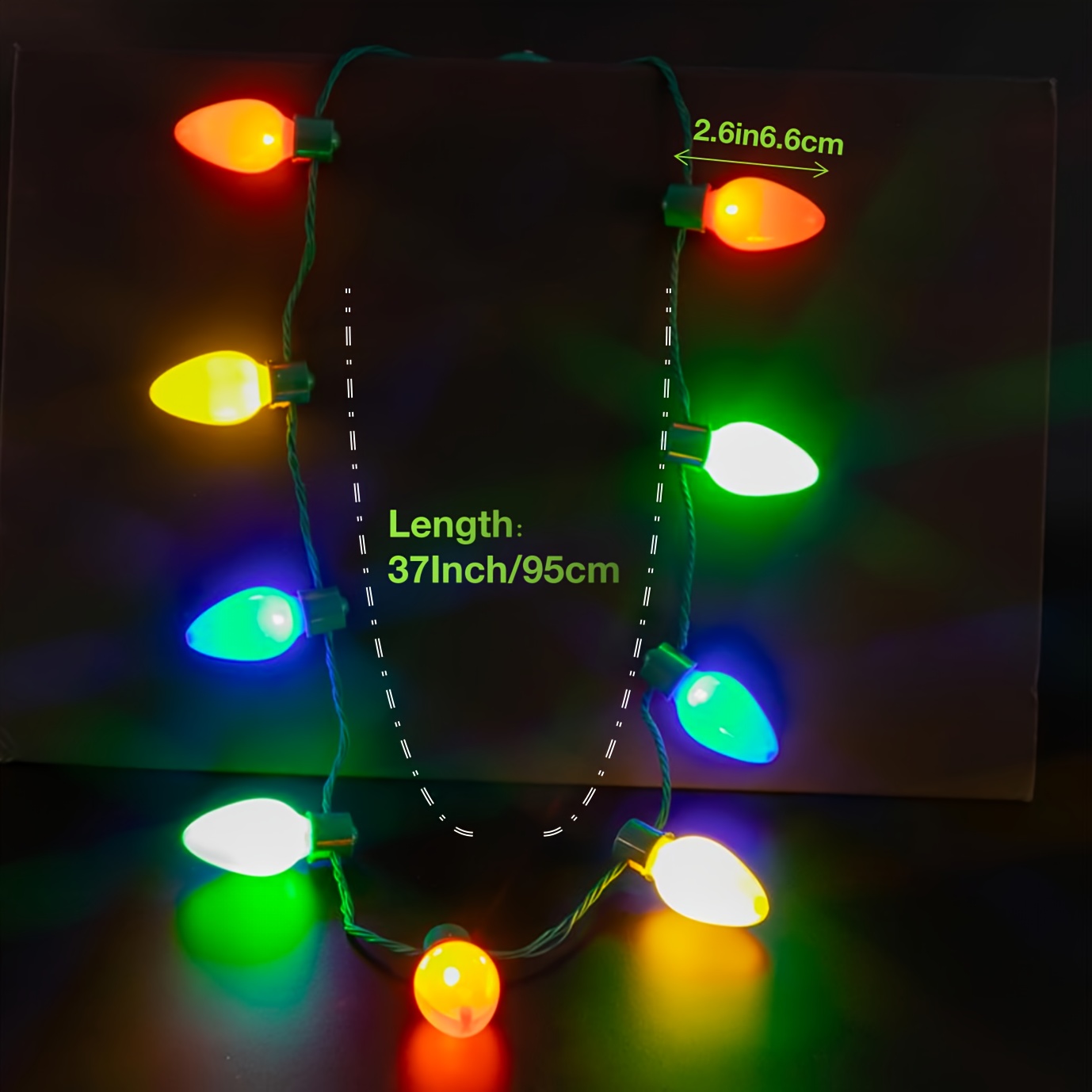 Christmas Led Light Headband/necklace Christmas Party Favors - Temu