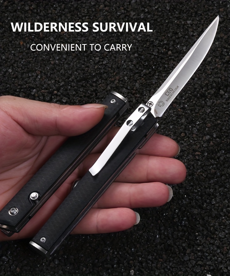 Edc Folding Pocket Knife: Understated Gentleman's Knife - Temu