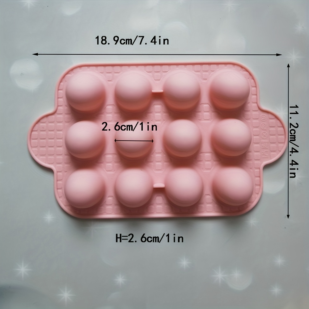 Semi circle Fondant Mold 3d Silicone Mold Hemisphere Candy - Temu