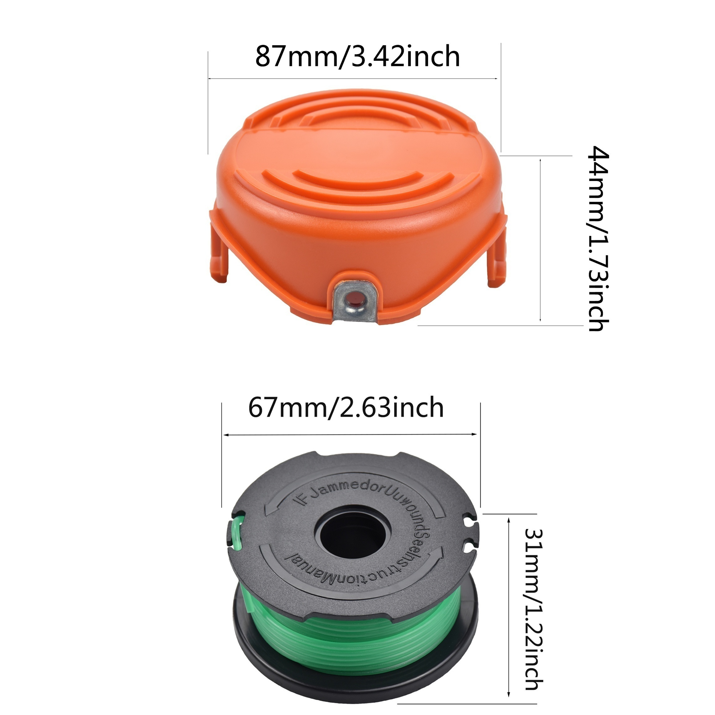 String Trimmer Spool Line Compatible With Black And Decker Sf-080