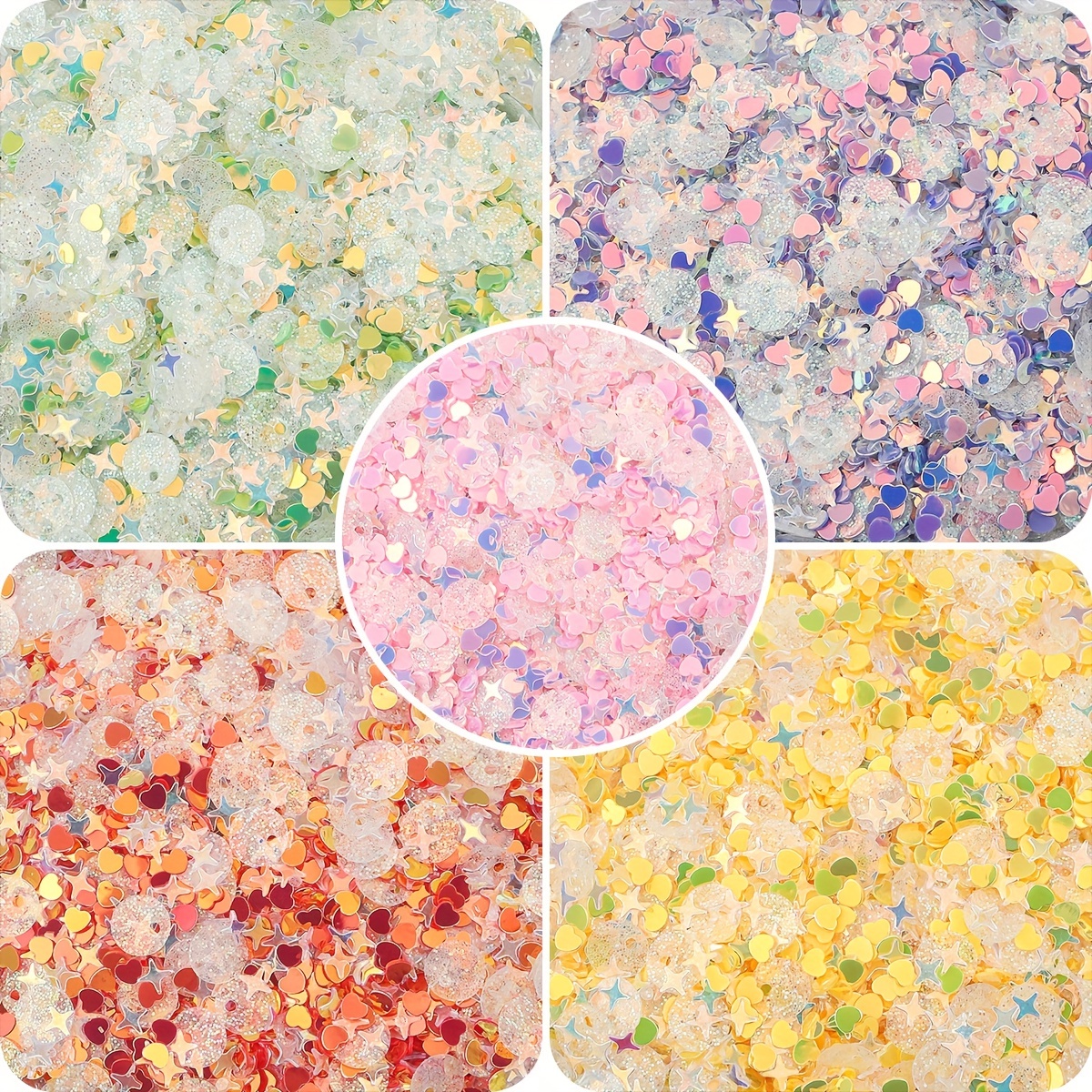 Diy Accessories Mixing Flower Sequins For Crafts Clothing - Temu