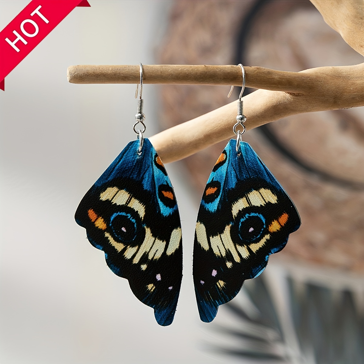 

Vintage Butterfly Wings Drop Dangle Earrings Bohemian Colorful Ear Jewelry For Women Jewelry Gifts