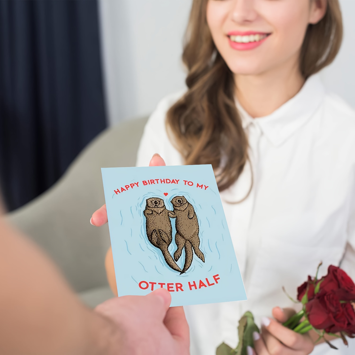 Cute Sweet Significant Otter Valentines Day Cards for Your Partner,  Husband, Wife, Boyfriend, Girlfriend, Him, Her 2022 | Greeting Card