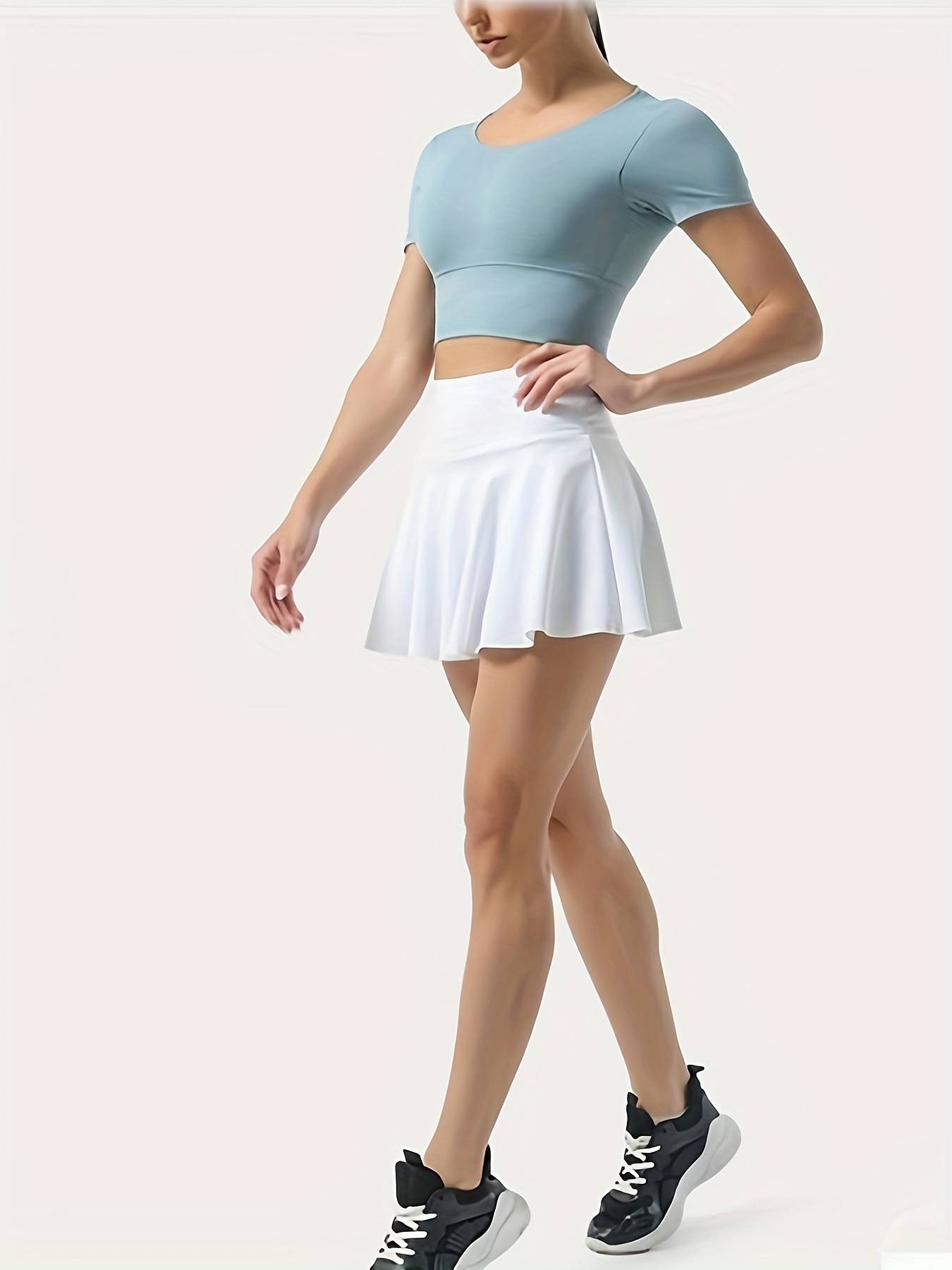 Tennis Skirt Womens Athletic Skort Pleated Skirt Workout Running Skirt Golf  Skirts for Women with Pockets Mini Skirt 