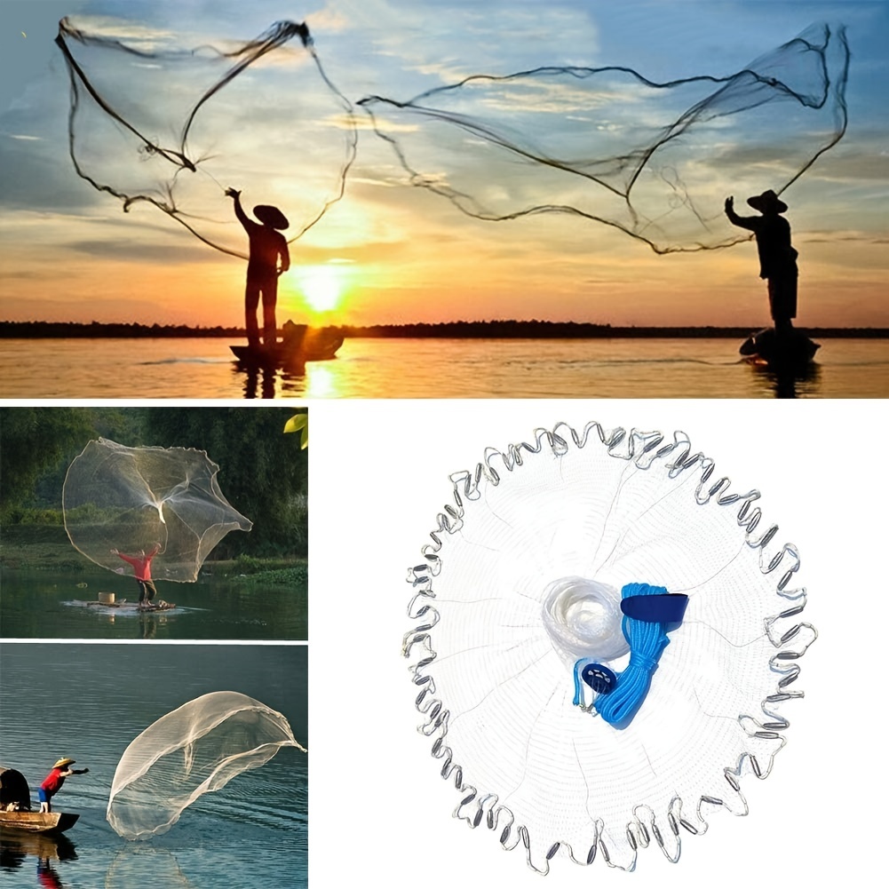 Fishing Net One Piece Strengthened Hand-throwing Net Hand-throwing