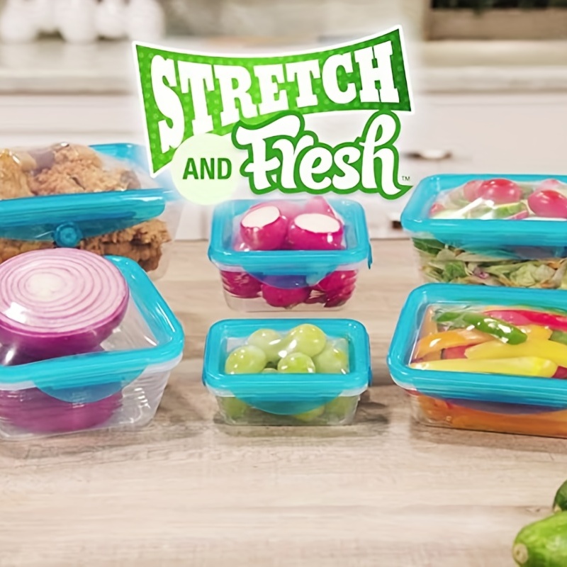 4pcs/set Rainbow-colored Food Storage Container With Lid, Large Capacity,  Reusable, Suitable For Refrigerator, Lunch Box, Leakproof Prep Container,  Microwave, Freezer & Dishwasher Safe, Great For Outdoor Camping