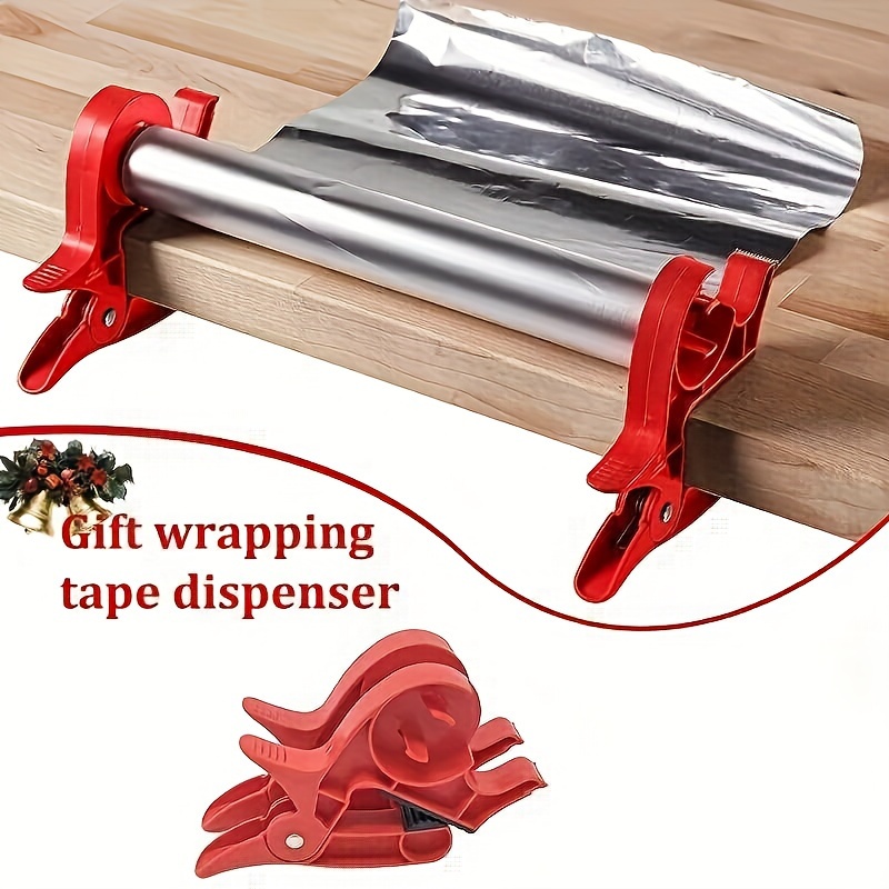 Wrapping Paper Cutter Dispenser  Gift Wrap Dispenser & Roll Holder