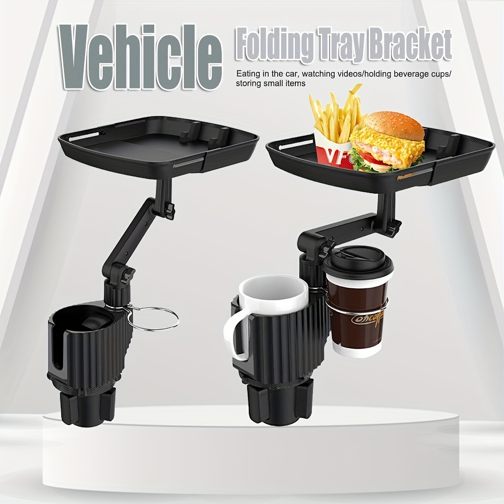 Auto Lebensmittelbecherhalter Tablett Verstellbare Auto Tablett Tisch  Schwenkarm