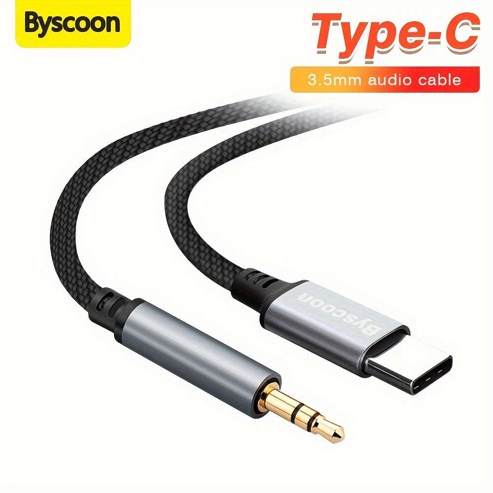 Cable Adaptateur Usb C Type C Vers Prise Casque Audio Jack Audio 3