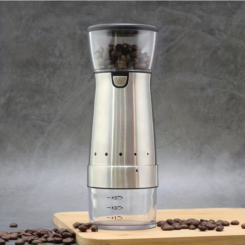Mini Cordless Electric Coffee Grinder Stainless Steel Coffee Bean