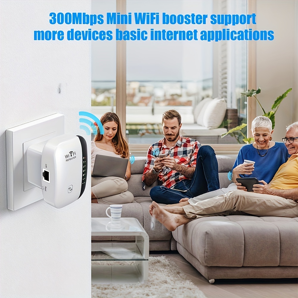  2023 Newest WiFi Extender, WiFi Booster, WiFi Repeater，Covers  Up to 2640 Sq.ft and 40 Devices, Internet Booster - with Ethernet Port,  Quick Setup, Home Wireless Signal Booster : Electronics