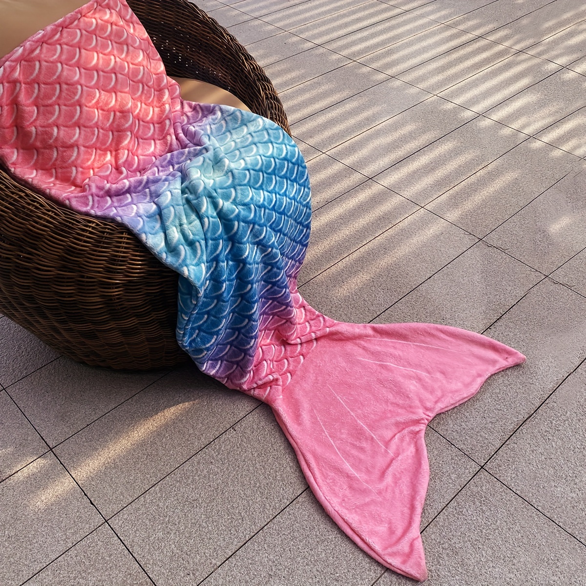 Mermaid tail sleep online sack