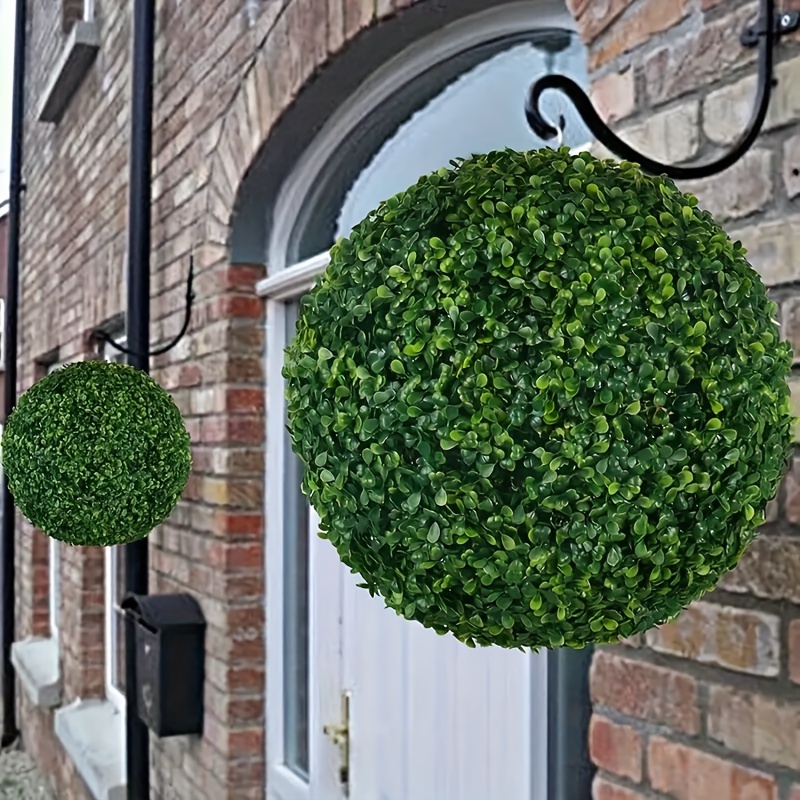 Palla Topiaria Per Piante Artificiali Da 2 Pezzi, Palline Decorative In  Finto Bosso Per Cortile, Balcone, Giardino, Matrimonio E Decorazioni Per La  Casa - Temu Italy