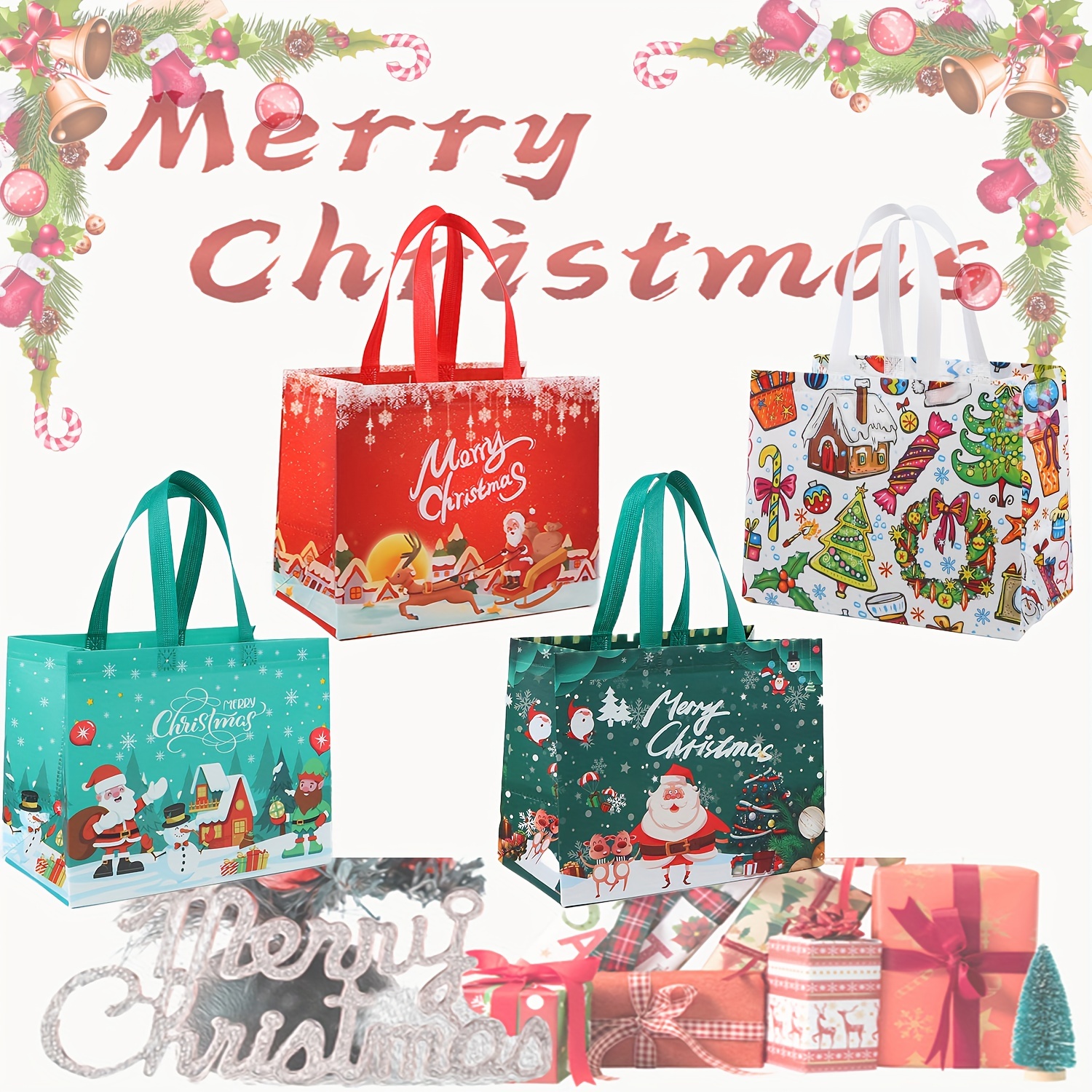 Extra Large Christmas Gift Bag Jumbo Large Gift Bags - Temu