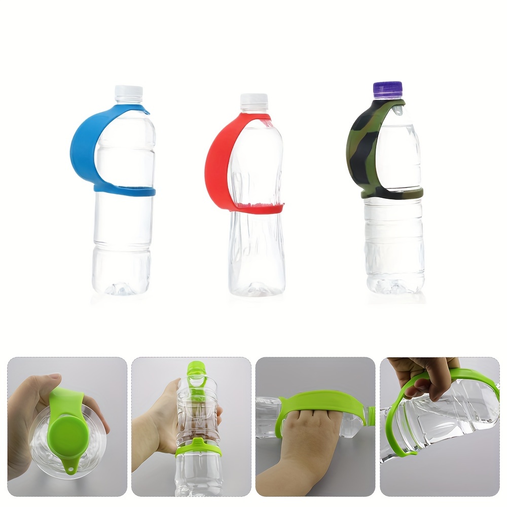 Universal Silicone Water Cup Handle Ring, Portable Durable Beverage Bottle  Holder - For Sports And Outdoor Activities - Temu