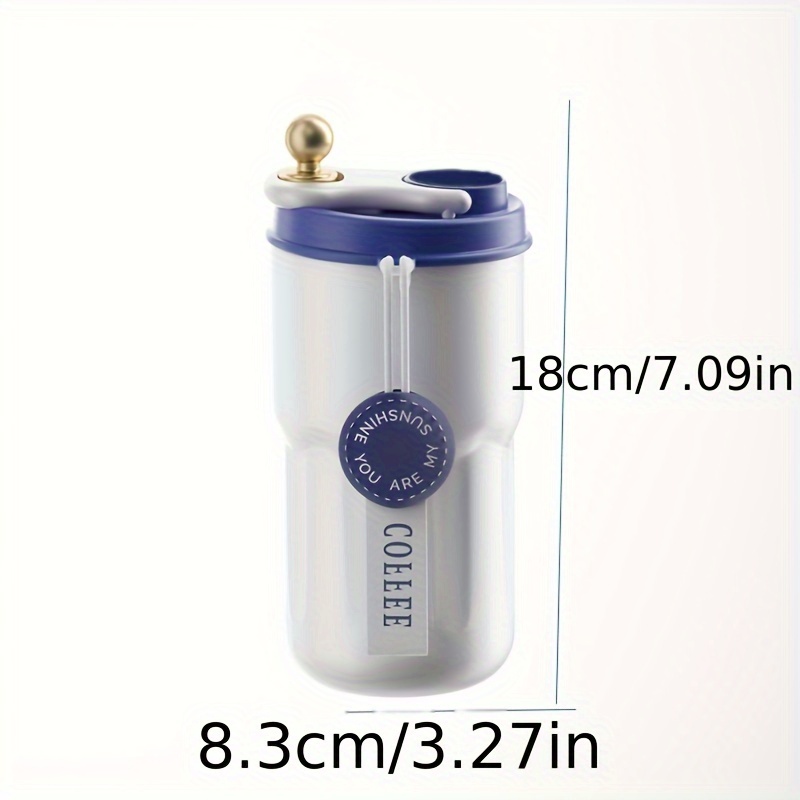 420ml Stainless Steel Insulation Water Cup Double layer Flip Top Coffee Cup