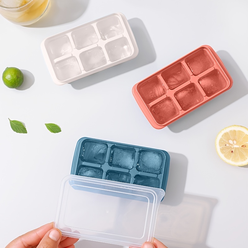 Mini Ice Cube Tray, Silicone Ice Cube Tray with Lid