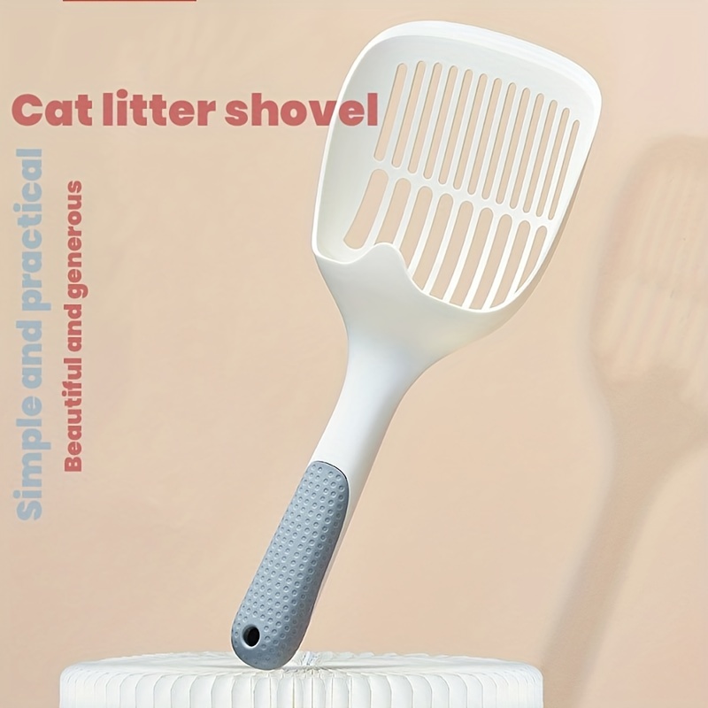 Katzenstreu-Schaufel ergonomisch langlebig tief Kätzchenstreu-Schaufel  kompatibel mit Katzenklo
