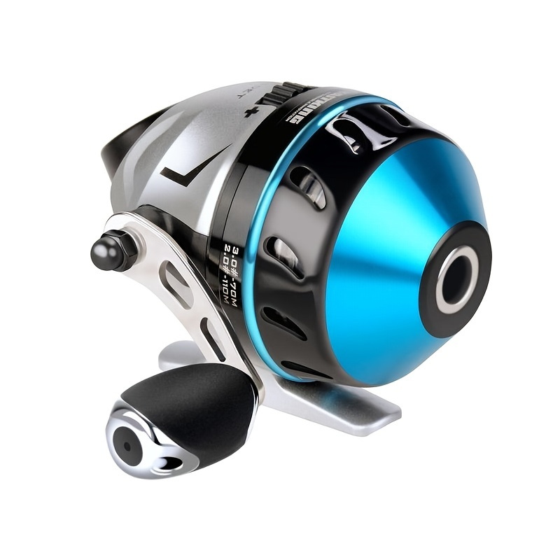 * Blue Cadet Spincast Fishing Reel - Easy Push-Button Bait Casting, 3.1:1  Gear Ratio, Includes 100m 10LB Nylon Line - Perfect for Hassle-Free F