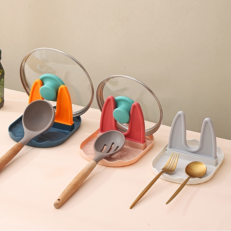 Shovel Spoon Rest and Pan Pot Lid Holder Cutting Board Stand