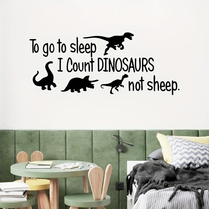 Inspirational Wall Sticker Quotes Dinosaurs Sleep Wall Decal Temu Australia