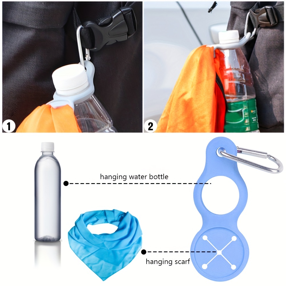 Silicone Sports Kettle Buckle Outdoor Carabiner Water Bottle