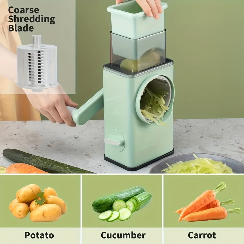 1pc Stainless Steel Cheese Grater, Multi-functional Vegetable Grater For  Carrot, Potato, Hard Cheese & Fruit