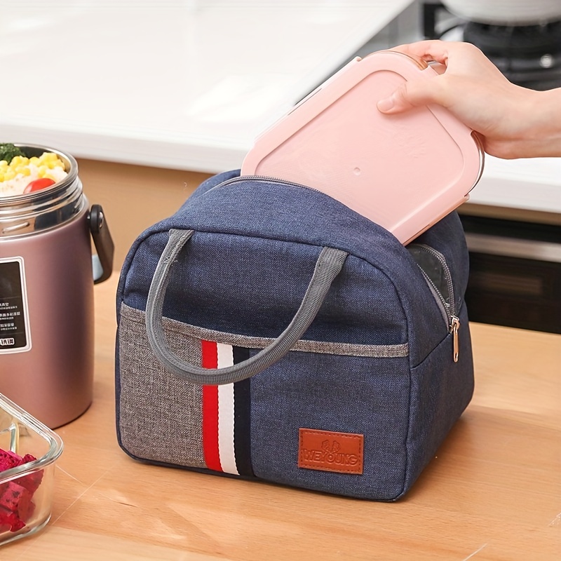 Insulated Lunch Bag Reusable Freezable Cooler Bag with Handle