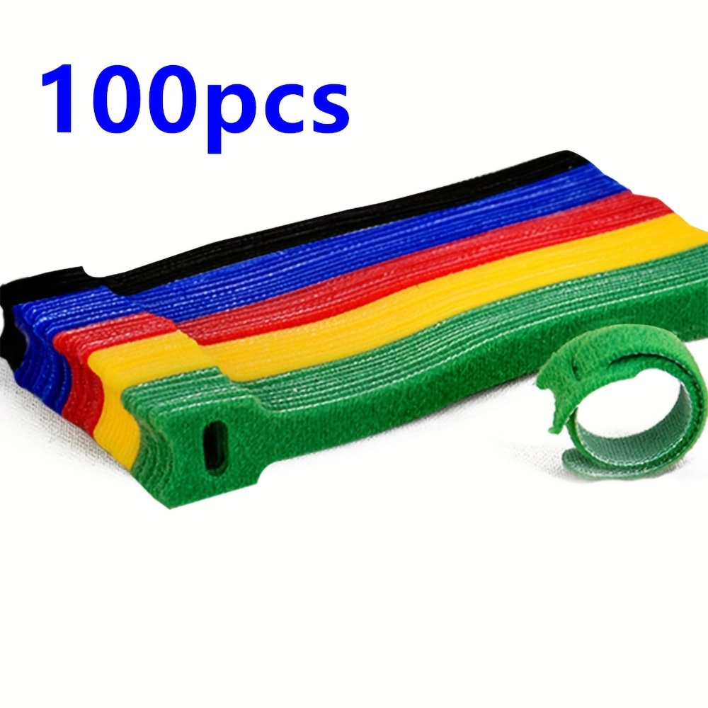 Releasable Cable Ties Colored Plastics Reusable Cable Ties - Temu