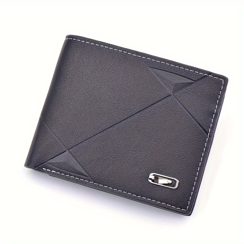 Men's Wallet Short Large Capacity Business Wallet Soft Leather