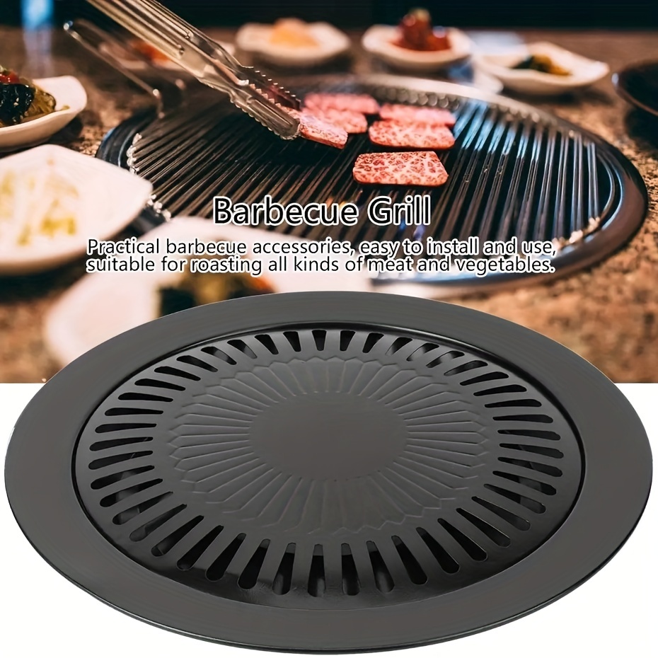 Smokeless Stovetop BBQ Grill Pan Gas Non-Stick Gas Stove Plate