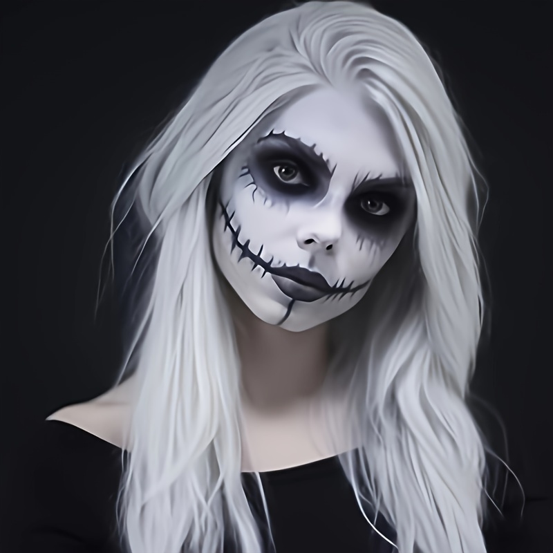 Black Face Painting Stick Halloween Face Makeup Easy - Temu